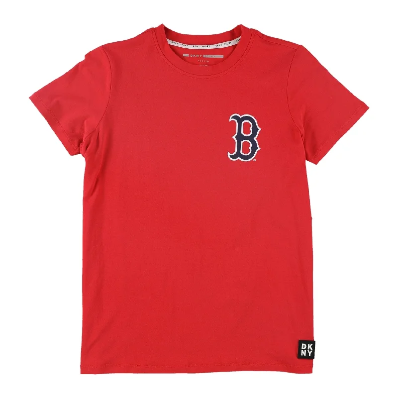DKNY Womens Boston Red Sox Graphic T-Shirt, Red, Small Luxurious Women's High -  end