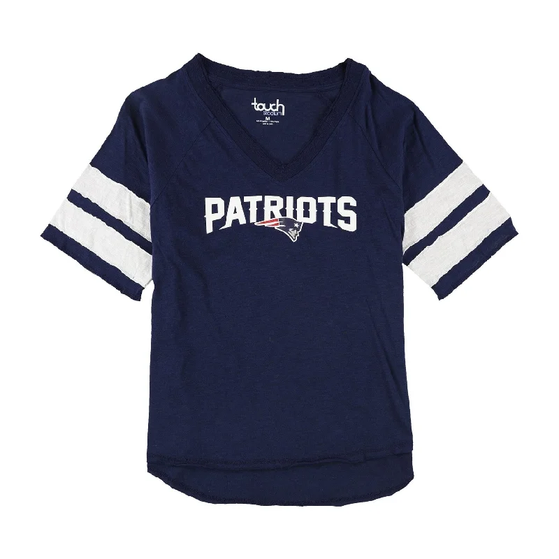 Touch Womens New England Patriots Graphic T-Shirt, Blue, Medium Sporty Women's Athleisure Touch Womens New England Patriots Graphic T-Shirt, Blue, Medium Sporty Women's Athleisure