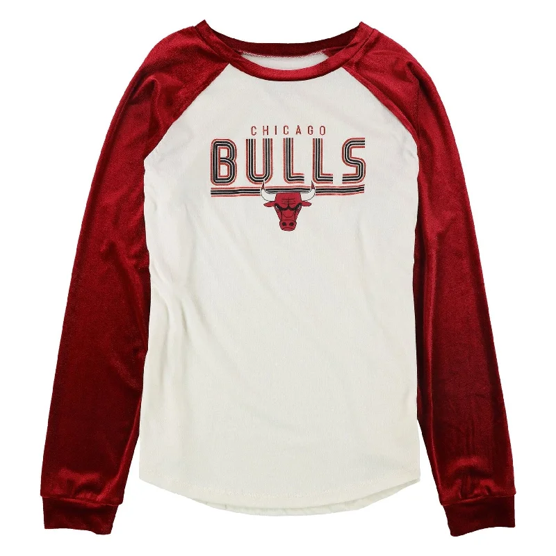 Touch Womens Chicago Bulls Graphic T-Shirt, Off-White, Medium Australian Beach